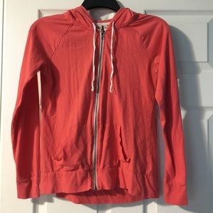 Zip-up salmon jacket